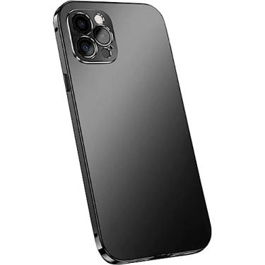 Imagem de KAPPDE Capa para iPhone 14/14 Pro/14 plus/14Pro max, capa de telefone antiimpressão digital à prova de poeira fina capa rígida de policarbonato, capa de telefone com anti-arranhões (cor: preto,