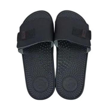 Imagem de Chinelo BR SPORT Slide Massageador Preto Conforto, Preto, Cinza, 42