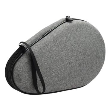 Imagem de oshhni Capa para raquete de tênis de mesa, estojo para raquete de pingue-pongue, bolsa de armazenamento portátil para 2 raquetes e bolas, ideal para, Tecido Oxford Cinza