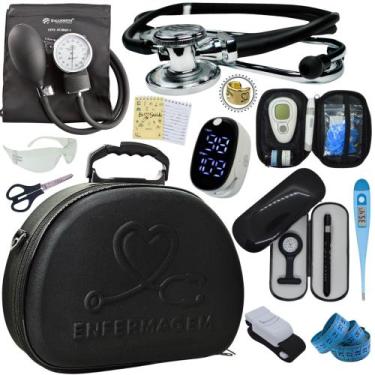 Imagem de Kit Enfermagem Maleta Medica Super Luxo Completa Promocao - Love Saude