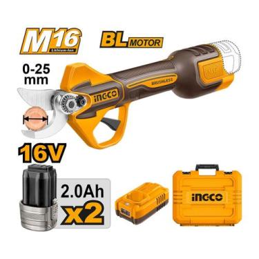 Imagem de Tesoura de Poda INGCO BL 25Mn Bateria 16V M16