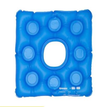 Imagem de Forração almofada De Gel Quadrada Orificio Caixa de Ovo AntiEscaras Fe