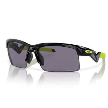 Imagem de Óculos de Sol Oakley Capacitor Polished Black Prizm Grey - Linha Juvenil-Unissex