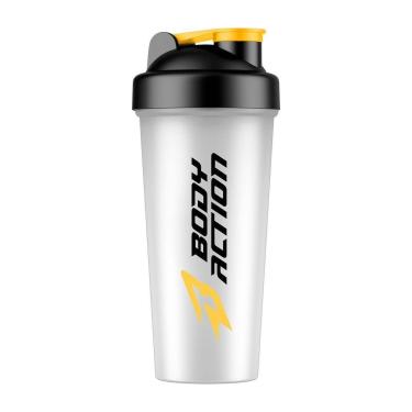 Imagem de Coqueteleira - 600ml Preto/Amarelo- BodyAction-Masculino