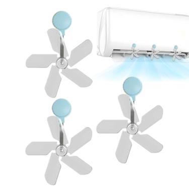 Imagem de Defletores de ar condicionado, ventilador de defletor de ventilação AC, Ventilador de guia de defletor de ar condicionado, TOTURACO COP APARELA APARELA BRANCO PARA ALEMBRAM