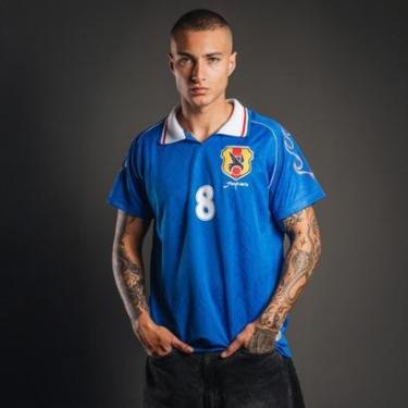 Imagem de Camisa Japão Retrô 1998 Nakata Masculina-Masculino