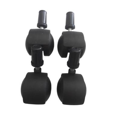 Imagem de Rodizio Para Móveis Roda De Nylon Kit S40 G Bucha 16 Mm Mf