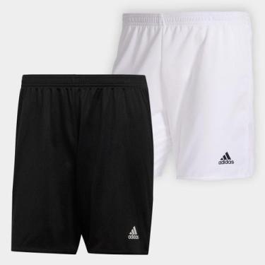 Imagem de Kit Shorts Adidas Estro 19 2 Peças Masculino, Preto, G
