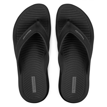 Imagem de Chinelo Ortopédico Super Leve Masculino Boaonda Bolt Conforto Cor:Preto + Grafite;Tamanho:43-Masculino