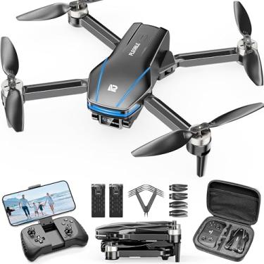 Imagem de Drone with Camera 4K for Kids Adults, Brushless Motor Mini Foldable RC Drones with Propeller Guards for Beginners, One Key Take Off/Land, Voice Control, Anti-Lost Alarm, Gift Toys for Men Boys