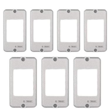 Imagem de 7 Placas Alumínio Polido P/ Condulete 3/4 Pol. Tramontina