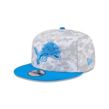 Imagem de Boné New Era 9FIFTY Detroit Lions NFL Salute Service 2025 Azul-Masculino