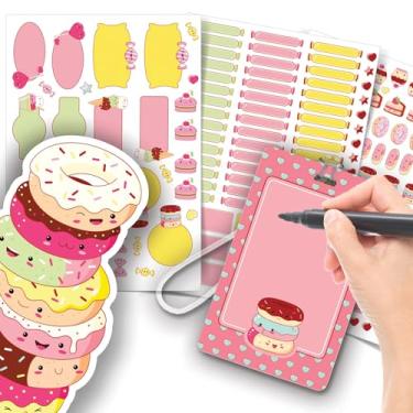 Imagem de Etiqueta Escolar Menina com TAG + Caneta (Docinhos, Etiquetas + 1 TAG de Mochila)