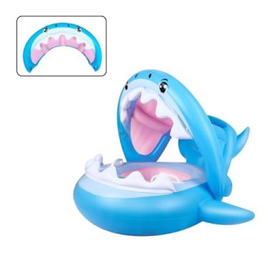 Imagem de Boia Infantil Inflável Tubarão Baby Shark para Piscina e Praia Crianças