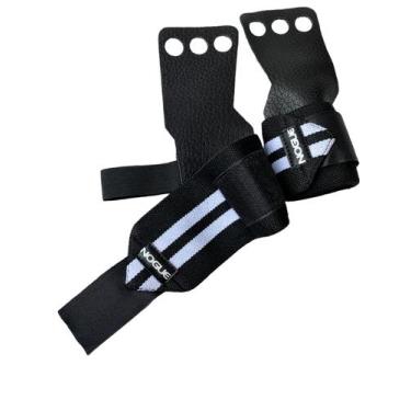 Imagem de Luva  Hand Grip Com Munhequeira - NOGUE, Branco, P