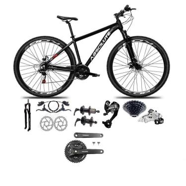 Imagem de Bicicleta Aro 29 Absolute Nero 5 Câmbios 27v Shimano Altus Freios Hidráulicos - Preto Tam.23