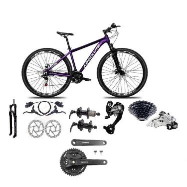 Imagem de Bicicleta Aro 29 Absolute Nero 5 Câmbios 27v Shimano Altus Freios Hidráulicos - Roxo Tam.17
