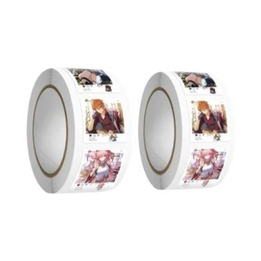 Imagem de Adesivos De Pergaminho Genshin Impact Paimon Hu Tao Zhongli Venti Para