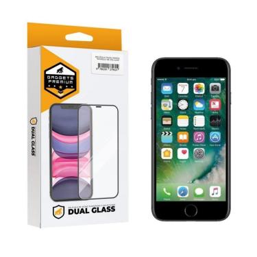 Imagem de Película Dual Glass Para Iphone Se 2 - Preto - Gshield