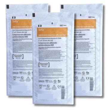 Imagem de Compressa Não Aderente Com Phmb 7,6x20cm Telfa 7663 3 Unidades Covidie