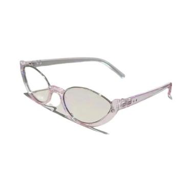 Imagem de Óculos Femininos Vintage Olho De Gato Com Bloqueio De Luz Azul, Armaçã