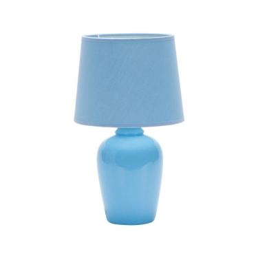 Imagem de Luminária Abajur Taschibra Pottery 37cm E27 Bivolt Azul