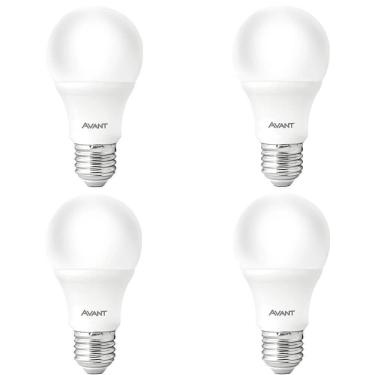 Imagem de Kit 4 Lâmpadas Pera Led (a60) Branco 12w He1050 Avant Base E27 Bivolt Br6500k - Cód 276121373