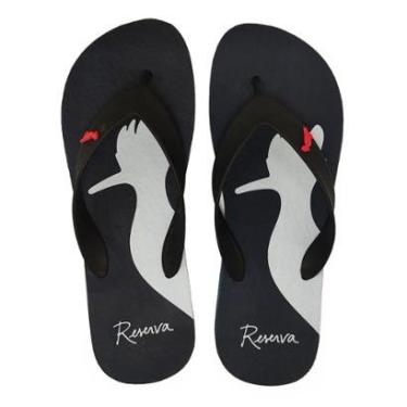 Imagem de Chinelo Reserva Go Masculino Preto Marinho Sandália Trancoso Rsv Pica Pau-Masculino