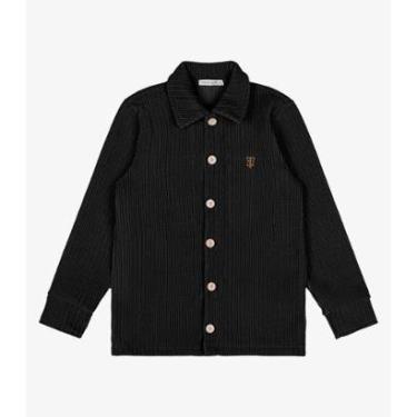 Imagem de Camisa Infantil Manga Longa Trick Nick Preto-Masculino