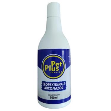 Imagem de Shampoo Clorexidina E Miconazol Pet Plus 500Ml
