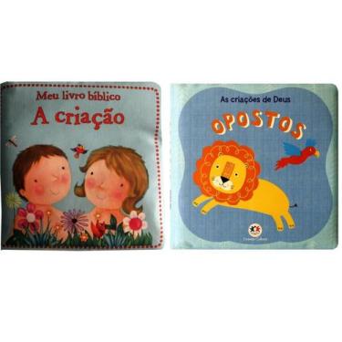 Imagem de Kit de livros Infantis: Kit a criação + livro de banho Crianças/bebês 