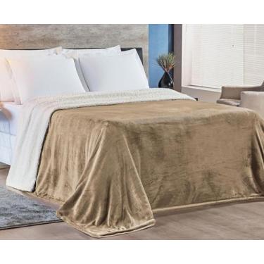 Imagem de Cobertor Casal King Sherpa Lã Pele De Carneiro Alaska - Bia Enxovais, 