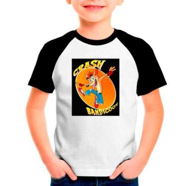 Imagem de Camiseta CRASH BANDICOOT Games Jogos Moda Infantil Roupa Criança 03 - 