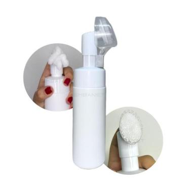 Imagem de Porta Sabonete Gel Mousse Facial Para Skincare 200ml Pump 25UN - EMBAN