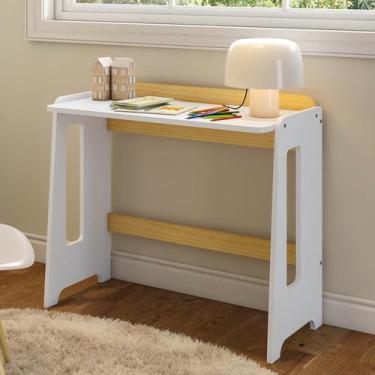 Imagem de Escrivaninha Petit Casatema 94cm MadeiraOriginals Branco E Mel