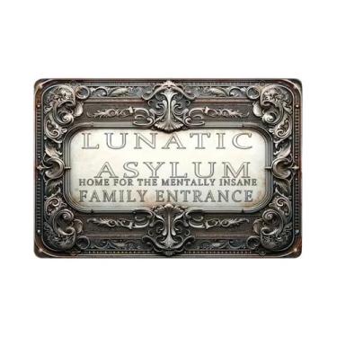 Imagem de Placa Decorativa De Metal Retrô Para Parede: Arte Visual Para Bares, C