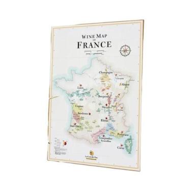 Imagem de Mapa De Vinhos De Bordéus, Espanha, Itália, Pintura Em Tela, Pôster De