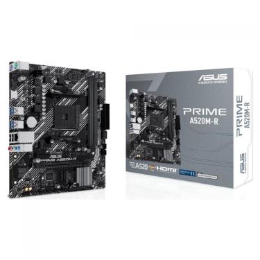 Imagem de Placa Mãe Asus Prime A520M-R AM4 - DDR4 - USB 3.2 - Slot M.2 - Micro ATX - 90MB1H60-M0EAY0