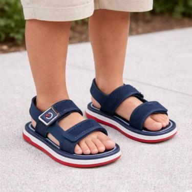 Imagem de Sandália Infantil Malaga Sport Cartago Baby, Cz, Az, Vm 12586, 25