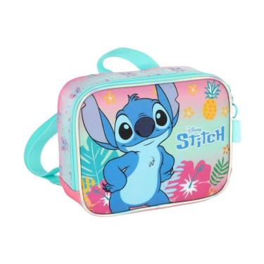 Imagem de Lancheira de Costas Stitch Disney Glitter Juvenil Meninas