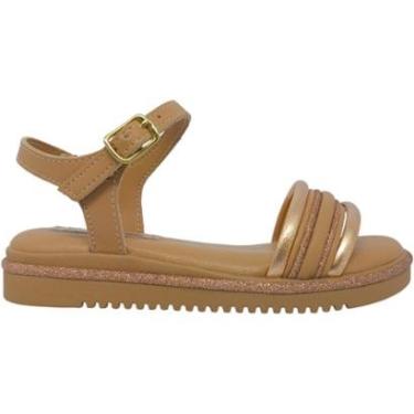 Imagem de Sandália Infantil Menina Papete Casual Dia a Dia Passeio com Brilho Conforto Pink Cats V5715-Feminino