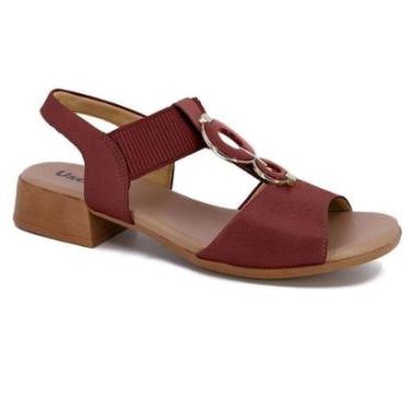 Imagem de SANDALIA USAFLEX SALTO BLOCO REF MM1702 FEMININO-Feminino