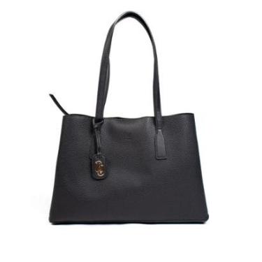 Imagem de Bolsa Feminina WJ Tiracolo Média Compartimentos Preto-Feminino