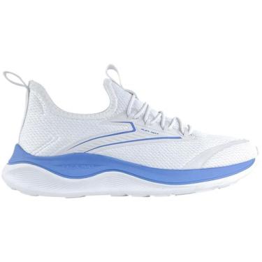 Imagem de Tênis Fem Adrun Flex Max Calc Facil Leve Ortopédico Conforto, Branco, 