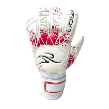 Imagem de Luva de Goleiro Viron Invictus Branca/Vermelho-Unissex
