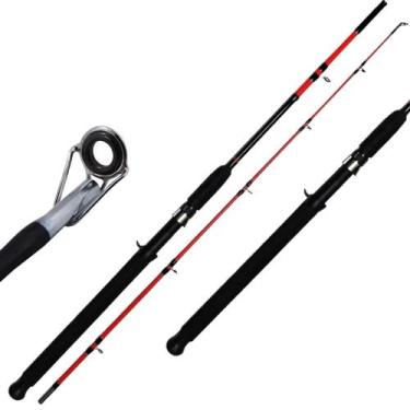 Imagem de Vara Para Carretilha Pesca Pesada Red 2,10m 40-80lb Maciça - Ottoni