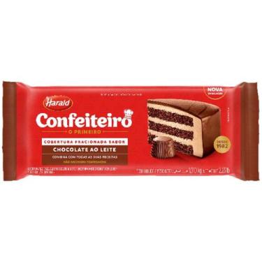 Imagem de Chocolate Harald Confeiteiro Barra 1,01Kg Ao Leite