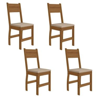 Imagem de Conjunto 4 Cadeiras Milano Poliman Moveis