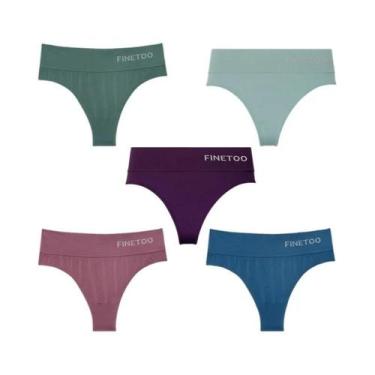 Imagem de Conjunto De Calcinhas plus Size Para Mulheres, Tanga De Cintura Alta, 