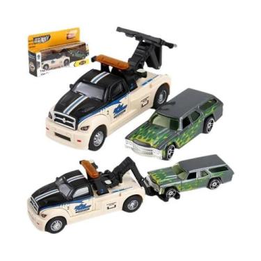 Imagem de Caminhão De Resgate De Brinquedo Em Liga Metálica Para Crianças Com Aç